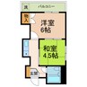 アーバン錦町 1DKの間取り