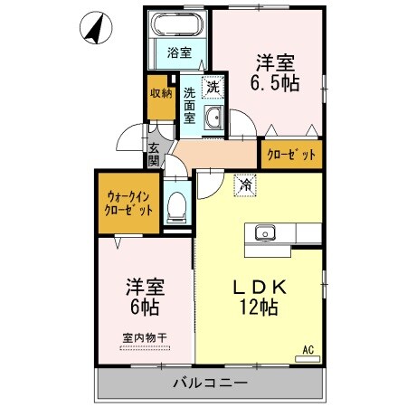 間取り図 マインパレスⅡ A棟