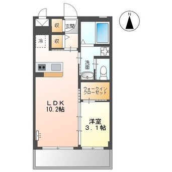 間取図 ソレイユ木太