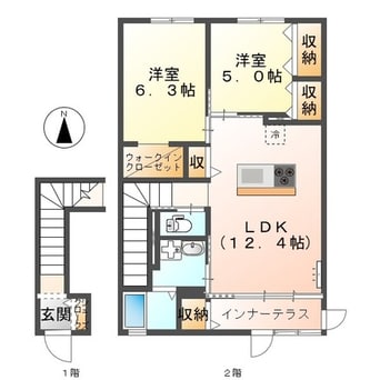 間取図 クレアⅡ