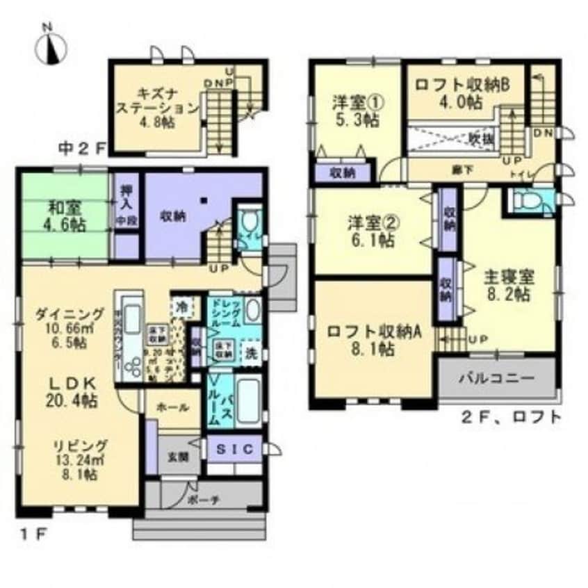 間取図 松縄町一戸建（I様邸）