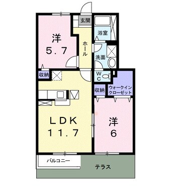 間取図 カーサ・プリンス