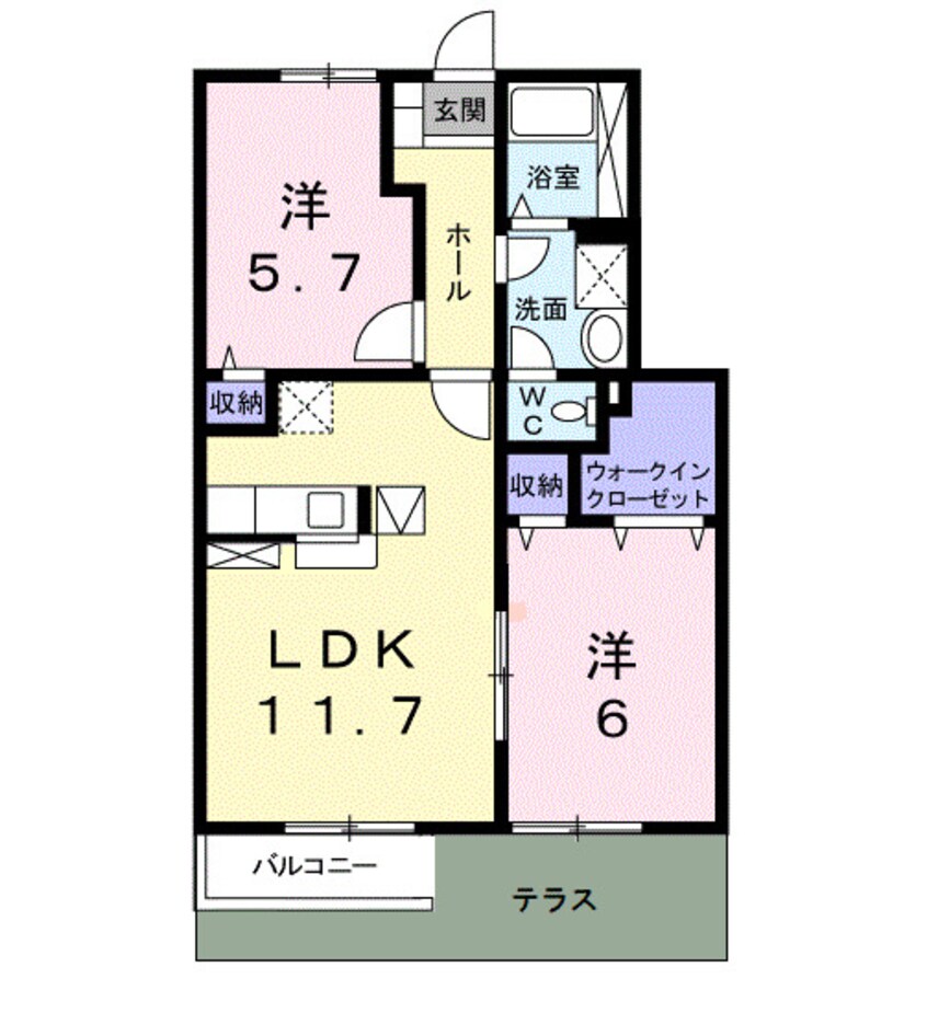 間取図 カーサ・プリンス