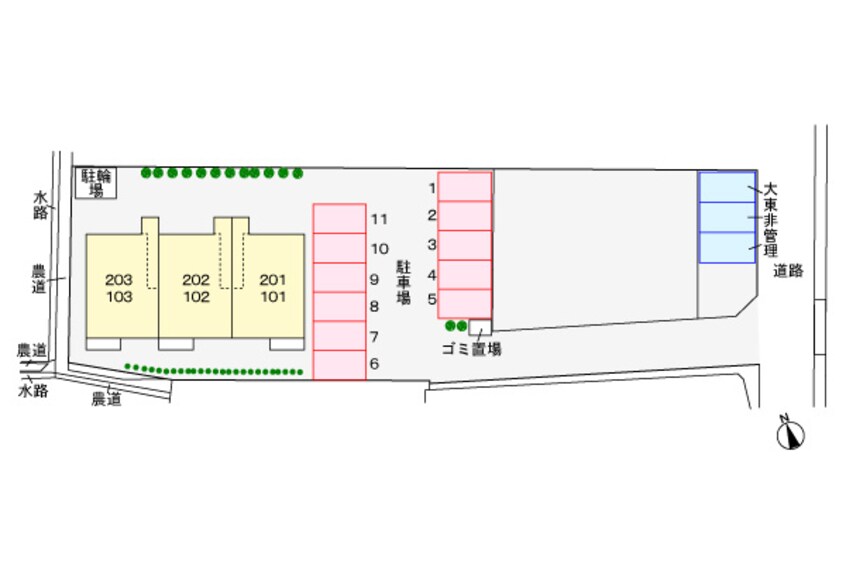 駐車場 カーサ・プリンス