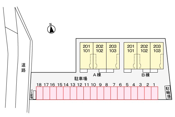 駐車場 グランディール・２１　Ａ