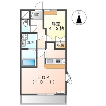 間取図 エルビス今里Ⅲ