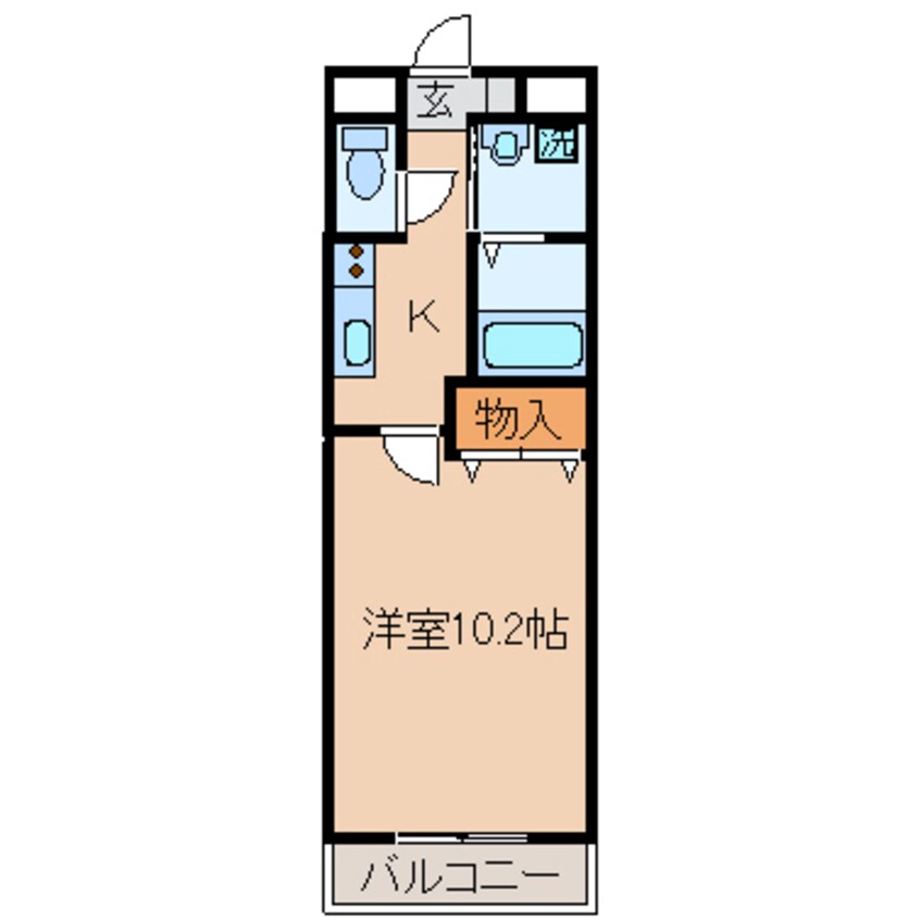 間取図 マリベール屋島