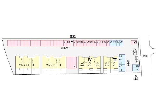 駐車場 サンリットⅣ