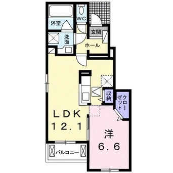 間取図 フェリーチェ六条Ｂ