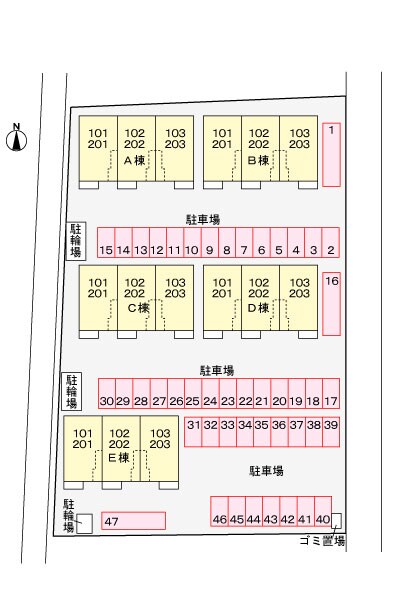 駐車場 クラール春日Ａ