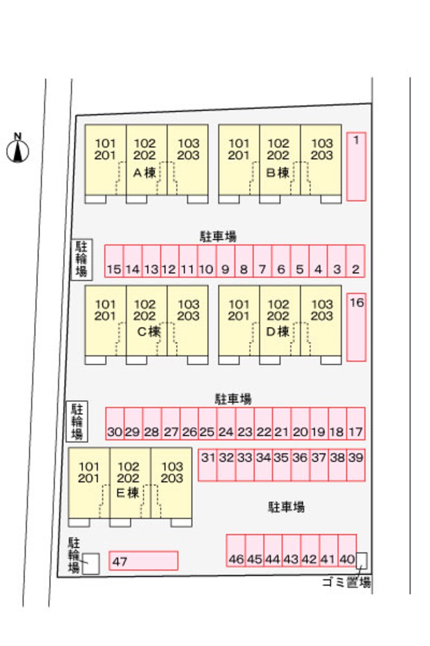 駐車場 クラール春日Ａ
