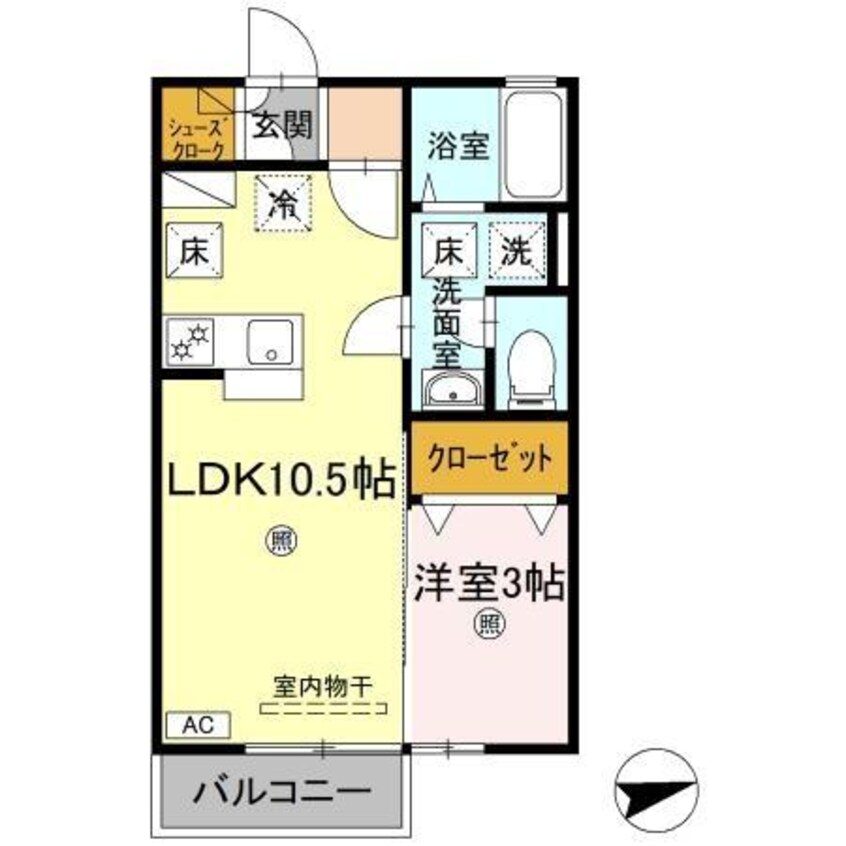 間取図 パークサウス