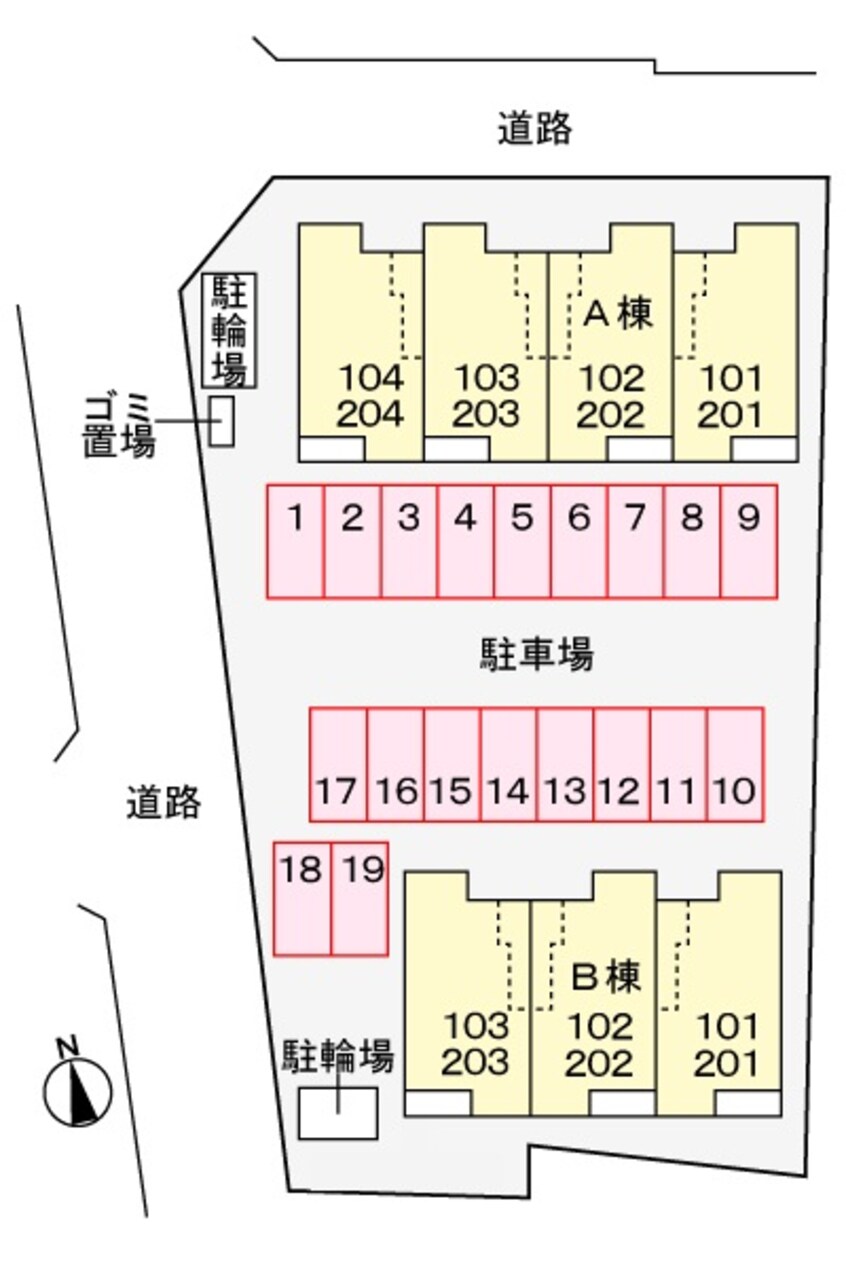 駐車場 スカイハイツＫ　Ｃ