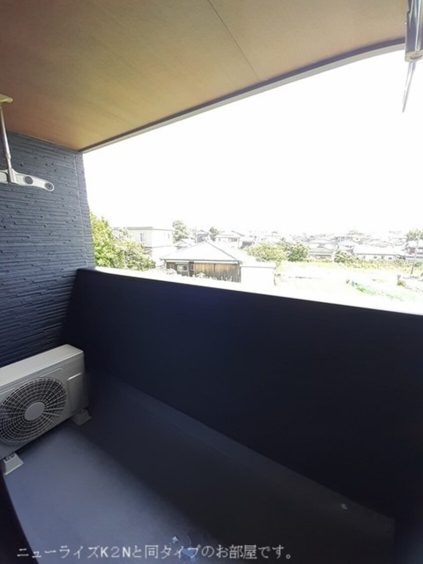 バルコニー スカイハイツＫ　Ｄ