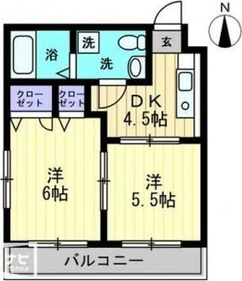間取図 クレセール錦町