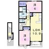 ルーベル春日Ａ 2LDKの間取り