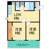ハイマート屋島 2LDKの間取り