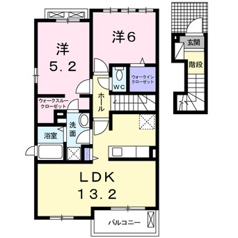 間取図 クラール元山サウスＢ