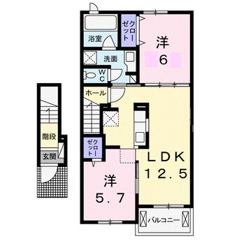 間取図 テール　リッシュⅡ