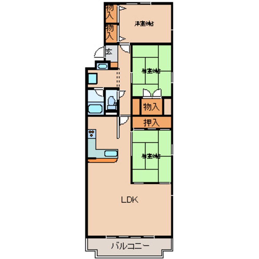 間取図 ガーデンハイム昭和町