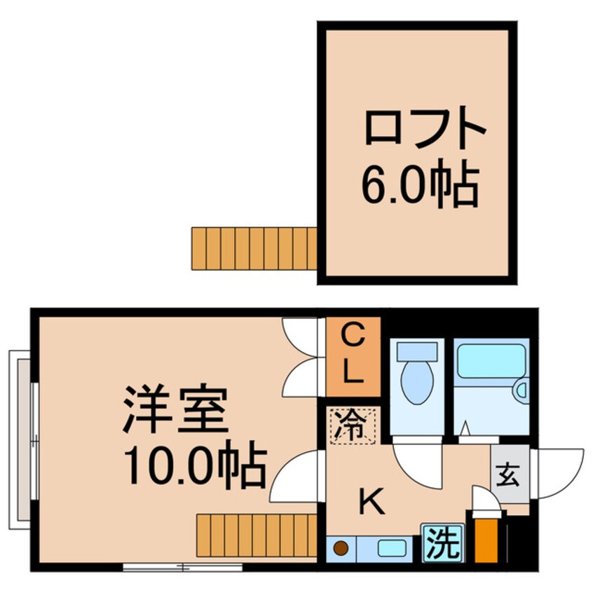 間取図 リッチモンド十川西町