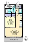 イクエーション スペース 1LDKの間取り