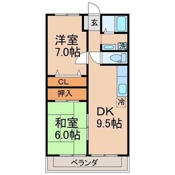 間取図 コスモス円座Ⅱ