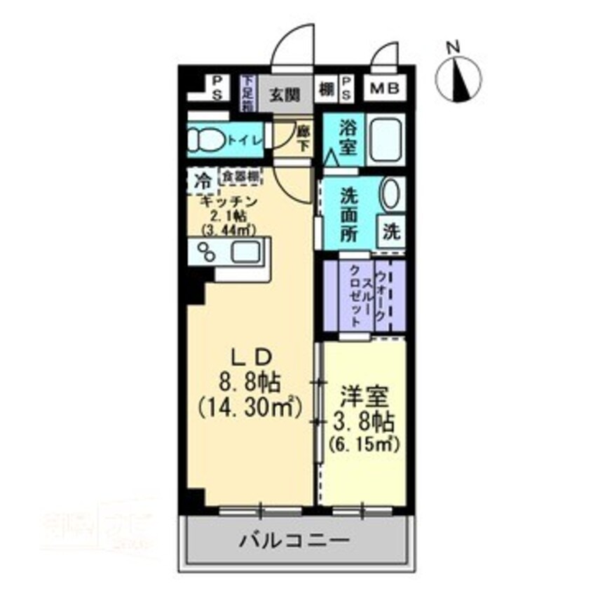 間取図 アパートメントSV