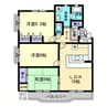 プレジール飛鳥 3LDKの間取り