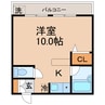 高松琴平電気鉄道<ことでん志度線>/松島二丁目駅 徒歩10分 3階 築32年 1Kの間取り