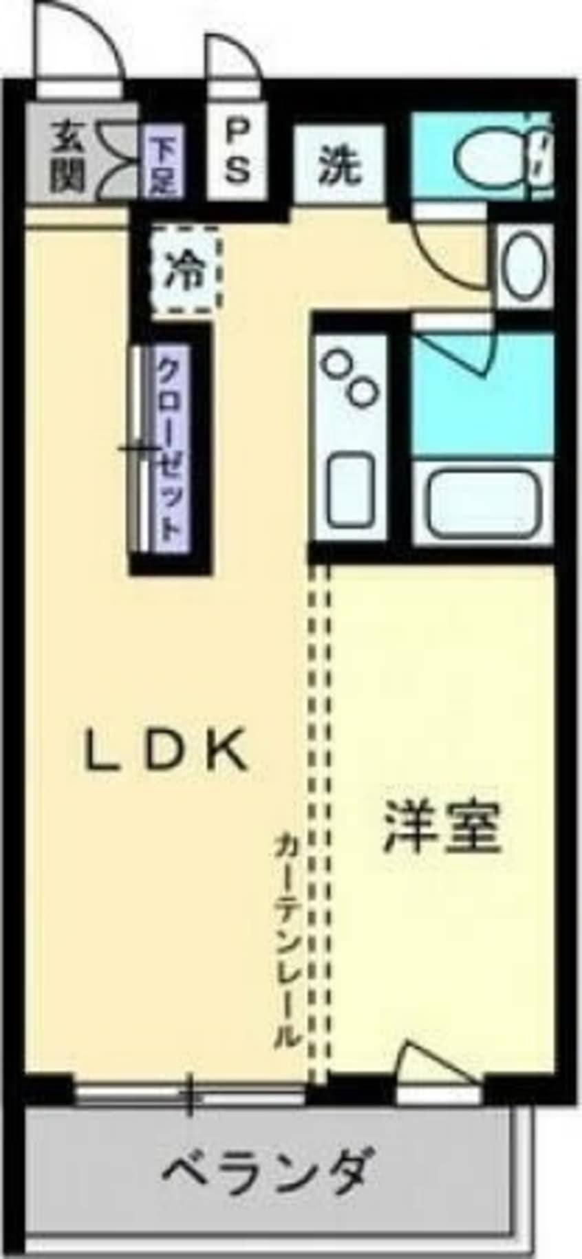 間取図 コリドールナカノ