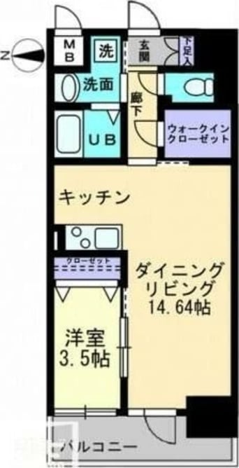 間取図 ソラノ瓦町