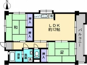 間取図 コーポニューデリ