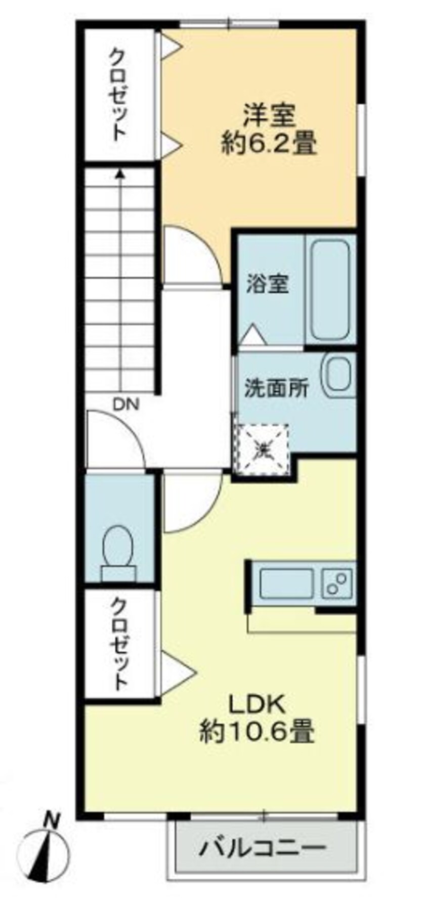 間取図 フォブール工学部前