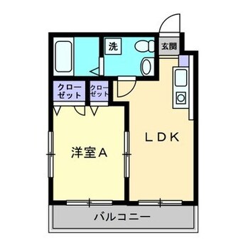 間取図 クレセール錦町