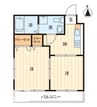 クレセール錦町 1LDKの間取り