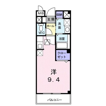 間取図 フローラＢ