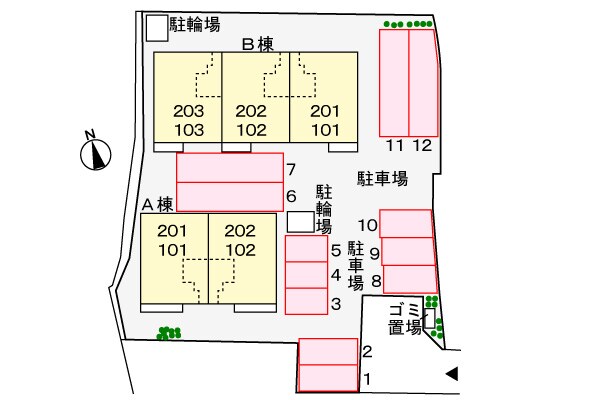 駐車場 オーブリーＳ・Ｋ　Ａ