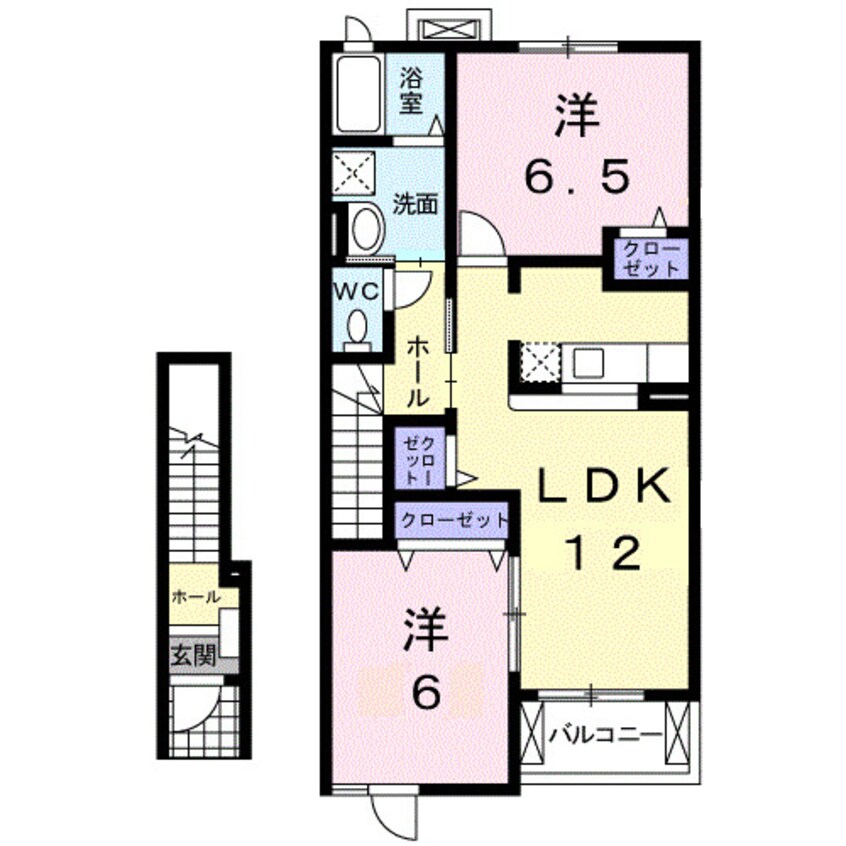間取図 グランデ　カーサＡ