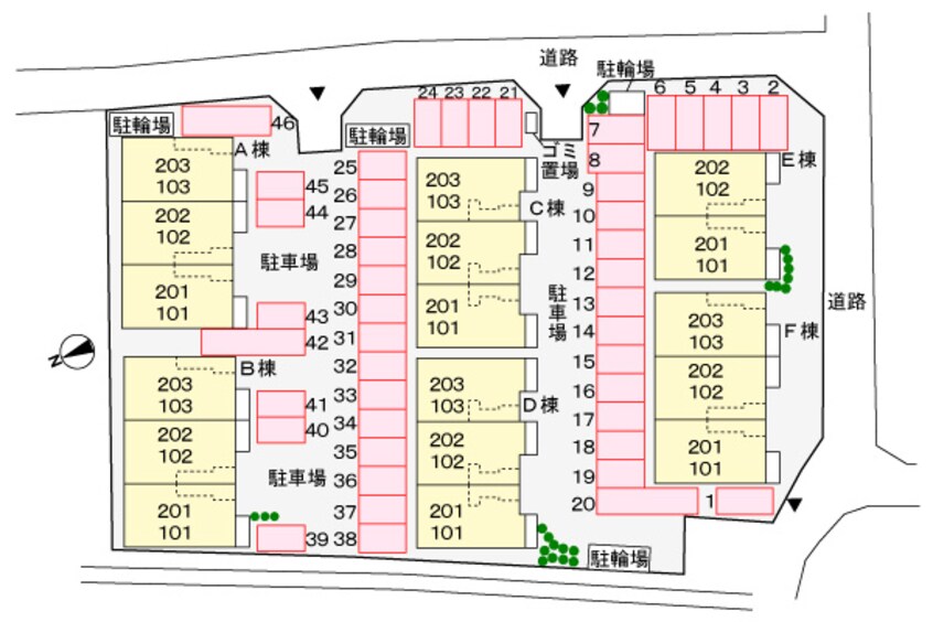駐車場 グランデ　カーサＡ