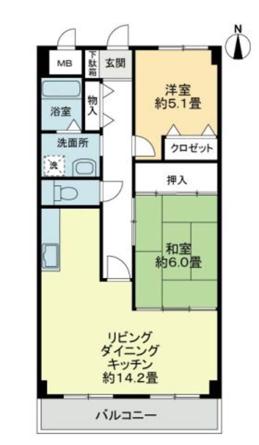 間取図 オプスＢＡＮＺＯ