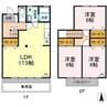 ペアシティ屋島 B棟 3LDKの間取り