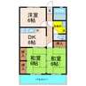 コンフォート60 3DKの間取り