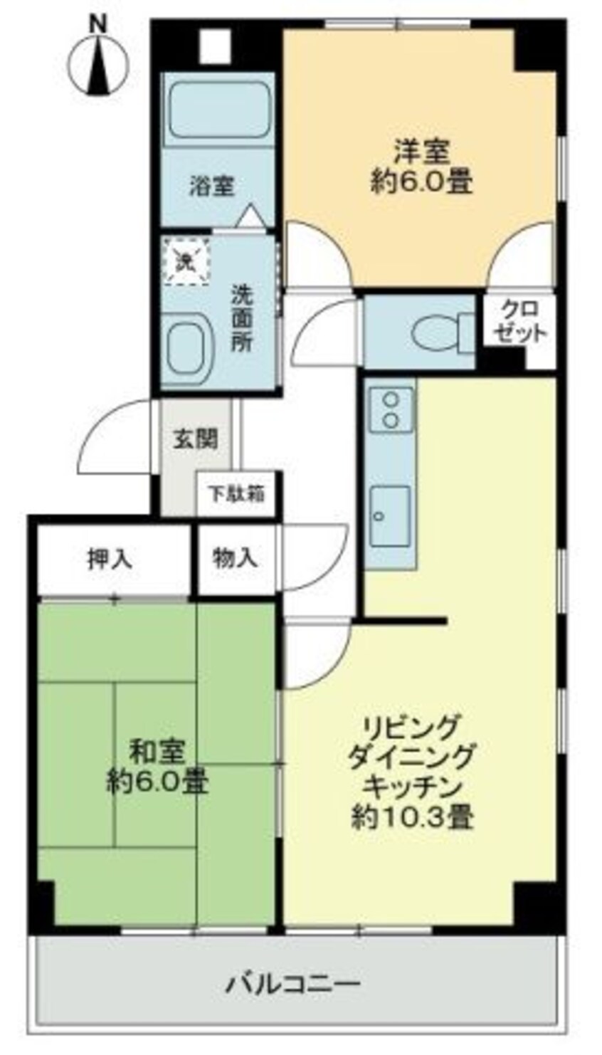 間取図 フォブールＫ－Ｏｎｅ