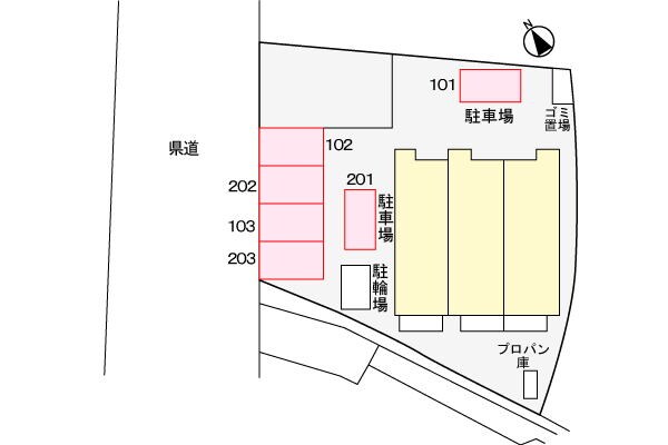 駐車場 ディアビレッジ