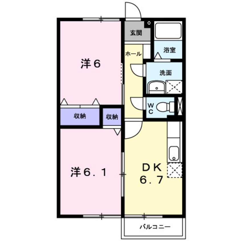 間取図 センチュリー２１　Ｂ