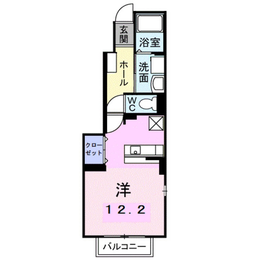 間取図 リヴァード・プレッソⅠ
