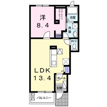 間取図 ナリッシュＬｅｅ　Ⅲ