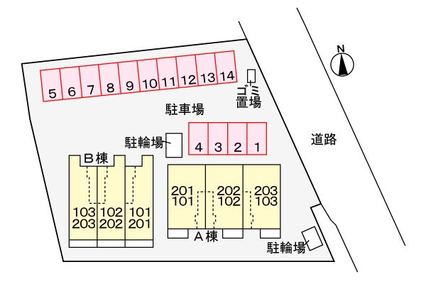 駐車場 ミルト仏生山Ａ