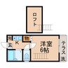 リッチモンド勅使C・D棟 1Kの間取り